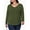V Neck Green, variant on JYLFC Womens V-Neck T-Shirts Long Sleeve Tops Casual Basic Shirts, Black 2XL