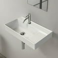 thumbnail image 2 of Nameeks Cerastyle 046300-U-One Hole Sharp 25-5/8" Rectangular Ceramic Drop In/Wall Mounted, 2 of 2