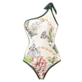 thumbnail image 4 of Maillot de Bain une Pièce pour Femmes avec Jupe Bikini Maxi, Ensemble Tankini à Imprimé Floral, 4 of 9