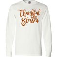 thumbnail image 3 of Inktastic Thankful and Blessed Long Sleeve T-Shirt, 3 of 5