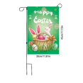thumbnail image 2 of Clearance! Easter Decor Happy Easter Garden Flag 12x18 Inch Double Sided Outside, Easter Eggs Tree Bunny Holiday Yard Outdoor Flag, Easter Gifts for Friends, Under 10 Dollars!, 2 of 6