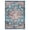 Blue, variant on GlowSol 8'x10' Area Rug Vintage Medallion Print Rug, Non Slip Low Pile Boho Soft Floral Accent Rugs for Living Room Bedroom, Blue