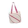 thumbnail image 1 of DYNWAVECA Tennis Bag Badminton Shoulder Bag Rucksack Racquet Carrying Bag Fitness Sport Handbag Racket Bag for Badminton Racquet Adults White, 1 of 10