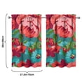 thumbnail image 4 of Kitchen Window Curtains over Sink Pioneer Small Window Treatment White Cafe Short Curtains for Bathroom Tier Drapes 27.5x39 Inch, 4 of 4