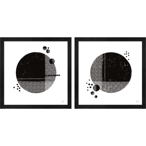 Great Art Now Tribeca by Melissa Averinos, 2 Piece Framed Art Set Each 13.25"W x 13.25"H