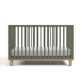 thumbnail image 4 of Storkcraft Sicily 3-in-1 Convertible Crib with Bonus Toddler Guardrail - Olive and Driftwood, 4 of 15