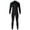Black, variant on Men's 3mm Full Body Neoprene Wetsuit One Piece Long Sleeve Thermal Protection for Cold Water Surfing Diving Snorkeling Winter Swimming & Triathlon