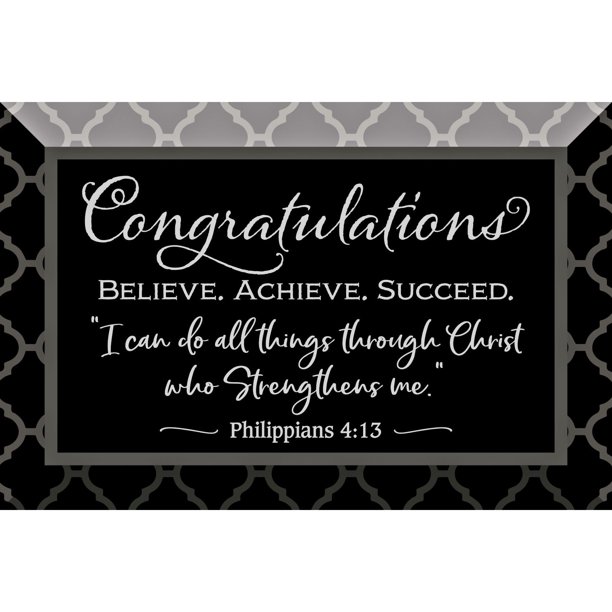 Congratulations Glass Plaque with Easel 4 inches x 6 inches - Walmart