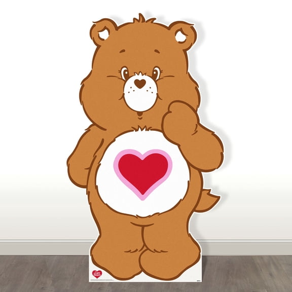 Prime Party Tenderheart Life-Size Cardboard Standup Care Bears Decoration Photo Prop 64" x 37"
