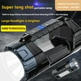 thumbnail image 3 of Solar Portable Searchlight 1200mAh Long Battery Life With Side Light Outdoor Super Bright, 3 of 8