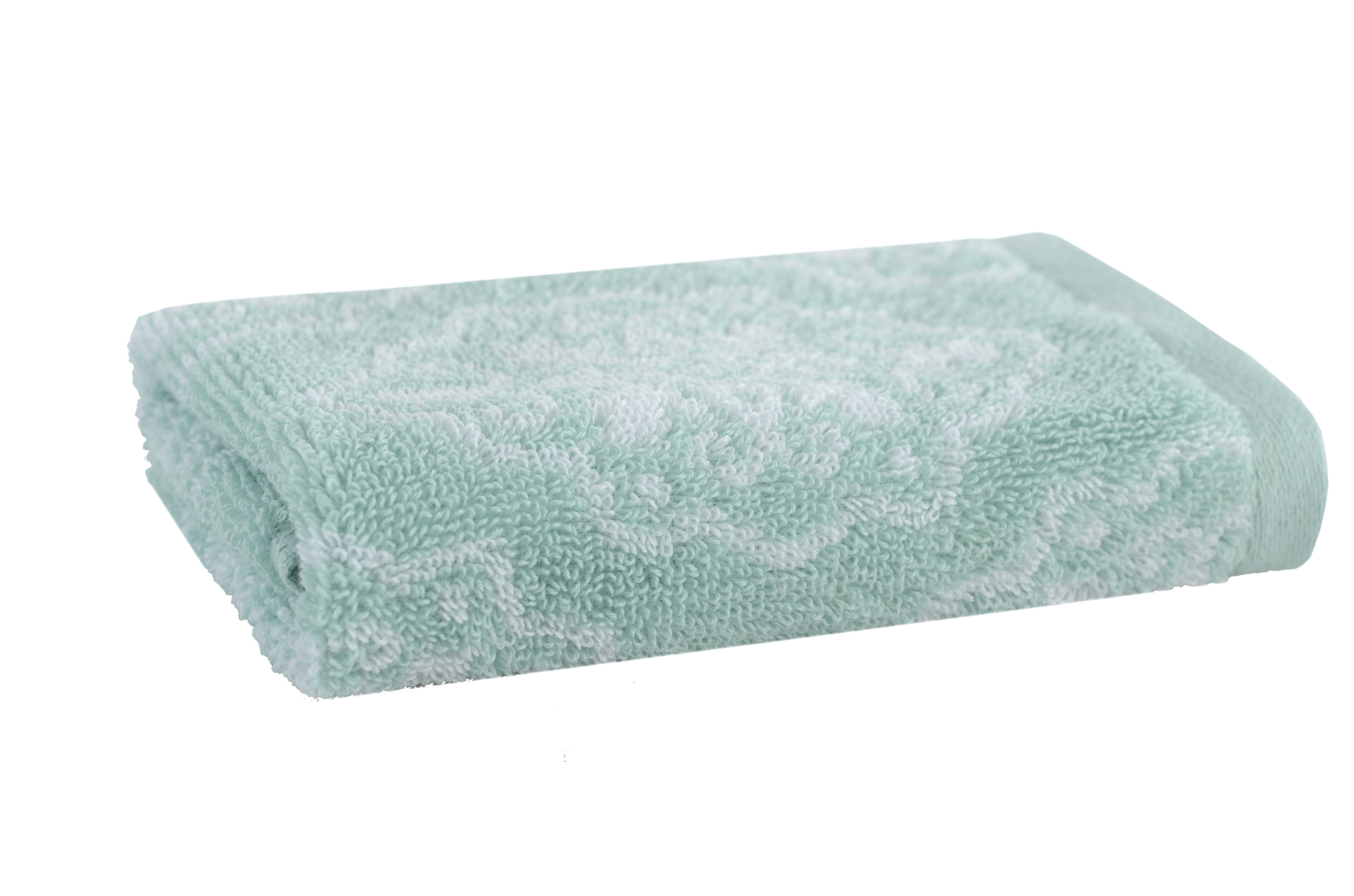 Aquifer/Arctic White Medallion Washcloth, Better Homes & Gardens Thick