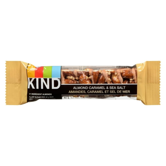 Almond Caramel & Sea Salt, 40g bar