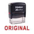 thumbnail image 2 of Printtoo Bureau Timbre Stationnaire ORIGINAL Auto Encrage Tampon en Caoutchouc-Rouge, 2 of 2