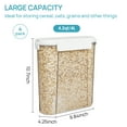 thumbnail image 3 of Vtopmart Cereal Containers Storage Set, 4 PCS Airtight Food Organizer with Flip-Top Lids, Plastic Cereal Dispenser (135.2oz/4L), 3 of 8