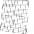 thumbnail image 1 of LNGOOR 2 Pcs Stainless Steel Cooling Rack 9.8” x 7.5”  Baking Cooking Roasting Grilling Rack for Cookies  Bread  Cakes, 1 of 7