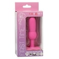 thumbnail image 2 of First Time Vibrating Beaded Anal Probe - Pink, 2 of 8