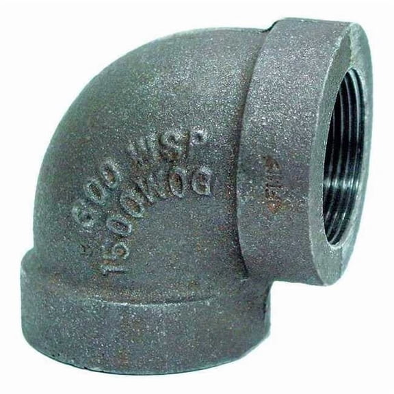 90 Degree Elbow 90 Degree Elbow, 1/2" Pipe, FNPT, Malleable Iron, Class 300