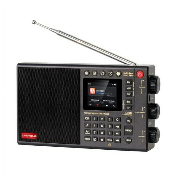 CHOYONG LC90 Multi-Band Smart Internet Radio Portable AM/FM, Longwave and Shortwave Radio with WiFi/4G, Bluetooth, TF Cardï¼Portable Shortwave Receiver with SSB,choyoung Radio