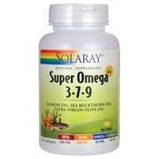 Solaray Super Omega 3 7 9 | Supports Healthy Skin, Cardiovascular Function, More | EPA, DHA, Essential Fatty Acids from Fish Oil | Mini Softgel, 120ct