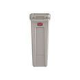 thumbnail image 4 of Rubbermaid Commercial Slim Jim - Poubelle - 23 gal - Résine - beige, 4 of 8