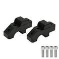 thumbnail image 3 of Handlebar Adapter, Black Handlebar Riser Clamp Corrosion Resistance Rugged  For Motorcycle Parts Silver,Black, 3 of 8