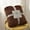 A-B, variant on Fall Refresh 1X Blanket, 1X Ribbon, 1X Card Stock,100X70Cm Sleeping Blanket For Sofa, Sofa, Bed (Brown),Hugging Blanket Is Suitable For Sofas Beds-Blankets Soft And Plush Lightweight