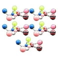 thumbnail image 2 of Jiaroswwei 10/30/50Pcs Stainless Steel Acrylic Ball Barbell Bar Navel Belly Button Rings, 2 of 8
