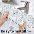 thumbnail image 6 of Sikiie Rabbit Back View Splash Guard for Sink Faucet-1 PC Super Absorbent Fast Drying Mat Sink Gadgets-Splash Guard for Kitchen, Sink Mat, 6 of 7