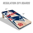 thumbnail image 4 of YouTheFan NFL New England Patriots 2' x 4' Cornhole Game, 4 of 6