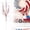 Red(1PCS), variant on White Blue Red Patriotic Picks Sprays for 4th of July,Artificial Floral Picks,Patriotic Picks and Sprays,Patriotic Artificial Stem Picks,Patriotic Centerpieces for Tables,Patriotic Decorations,White