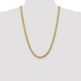 thumbnail image 2 of Real 14kt Yellow Gold 8mm Flat Beveled Curb Chain; 26 inch; Lobster Clasp; for Adults and Teens; for Women and Men, 2 of 5