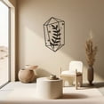 thumbnail image 2 of LaModaHome Geometric Patterned Metal Wall Decor,Leaf Design Artwork,Perfect Christmas Gift,Modern Home Wall Decor, Handcrafted Christmas Metal Wall ArtHome Decoration Gift -15.7"x26.8"/40x68cm, 2 of 5