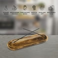 thumbnail image 2 of AAKRITI Wooden Incense Holder Wood | Exclusive 2-in-1 Multitasking Design | Natural & 100% Eco-Friendly | Perfect for Housewarming, Christmas, Birthday, (Natural Tray), 2 of 5
