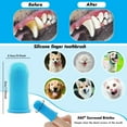 thumbnail image 5 of Hoolife Pet Grooming Brush Kit, 8 Pcs for Shedding & Matted Fur, with Flea Comb and Dog Bath Brush, Cat Dog Brush Grooming Kits, Blue, 5 of 8