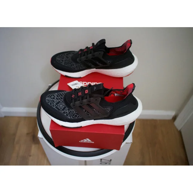 Ad-id-as Ultraboost 21 CNY Chinese New Year Black Red Size 10 GZ6073 NWB Rare!