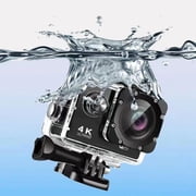 4k Sports Action Camera Set, Waterproof Mini Body Camera with Audio and Video Recording, Pro Action Camera for Outdoor Sports Vlogging Camera for Outdoor