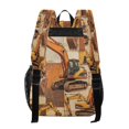 thumbnail image 6 of Iauyy Clear Backpack Heavy Duty PVC Transparent Backpack for College Workplace, Excavator Art, 6 of 8