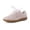 Pink, variant on Cushionaire Kid's Belinda Lace Detail Casual Sneakers for Girls – Cute and Stylish Ribbon Lace-Up Girls Shoes with Soft Cushion Support