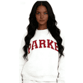 thumbnail image 2 of Parke Classic Varsity Sweatshirt – Timeless Letter Graphic, Relaxed Fit, Cozy Crewneck for Daily Wear, 2 of 2