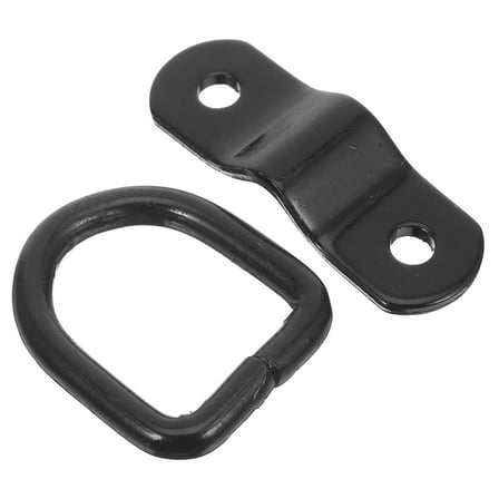 PTOOTP Steel Tie Down Anchor Compact Design 1 Set for Truck Cargo Securing Heavy Duty 1.8x1.5x0.2in