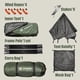 thumbnail image 5 of Carpa ShinHye para mochilero, impermeable y a prueba de viento para 1 persona, 5 of 9