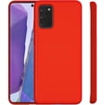 thumbnail image 2 of Galaxy Note 20 Case, Samsung Note 20 Case Liquid Silicone Case Dual Layer Hybrid Hard PC Soft Silicone Gel Rubber Bumper Slim Fit Shockproof Protective Phone Case for Samsung Galaxy Note 20,Red, 2 of 12
