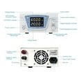 thumbnail image 5 of DC Power Supply 30V 20A 60V 10A Stabilized Power Supply Adjustable Variable Digital Laboratory Regulated For Repair Phone Tool ,Voltage Consistency, 5 of 7