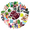 2A, variant on 35pcs-50pcs Cute Stickers Robot Stickers Candy Stickers Dragon Stickers Balloon Stickers for Laptops Suitcases