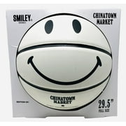 Chinatown Market X Smiley Originals 29.5" Full Size Indoor White Basketball
