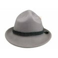 thumbnail image 2 of Oktoberfest Haus German Bavarian 100% Wool Fedora Gray Hat for Men & Women with Deluxe Feather | M, 2 of 7