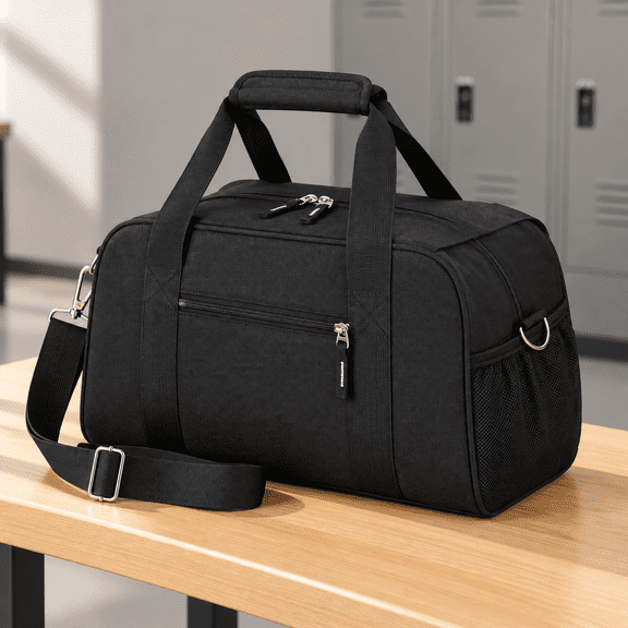 14-Inch Small Gym Bag for Men and Women, Mini Duffle Bag for Travel