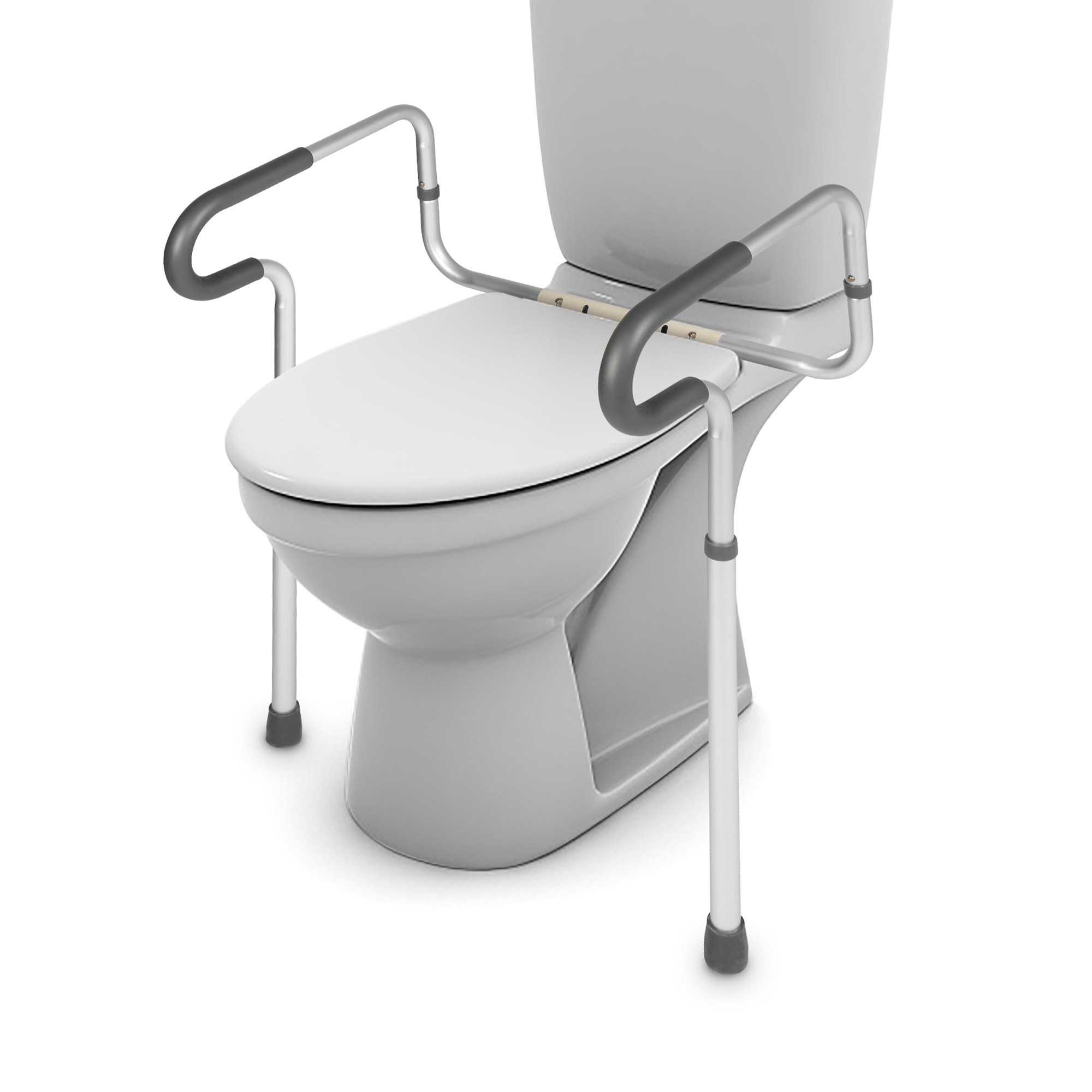 KARMAS PRODUCT Toilet Safety Frame, Bathroom Toilet Rail with Grab Bar, Handicap Stand Alone
