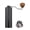 6 Prong / Black, variant on Manual Coffee Grinder with CNC Stainless Steel Burr, Hand-Crank Portable Burr Grinder, Adjustable Coarse to Fine, Aluminum Body, Wood Knob, for Camping, Travel, Espresso & Pour Over