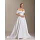 thumbnail image 3 of Vestido de novia Molia con hombros descubiertos y plisado hasta la cola, 3 of 6